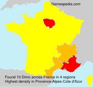 Surname Dimo in France Surname Dimo in France
