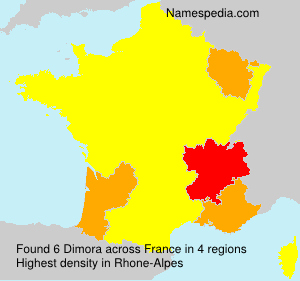 Surname Dimora in France Surname Dimora in France