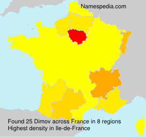 Surname Dimov in France Surname Dimov in France
