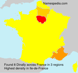 Surname Dinally in France Surname Dinally in France