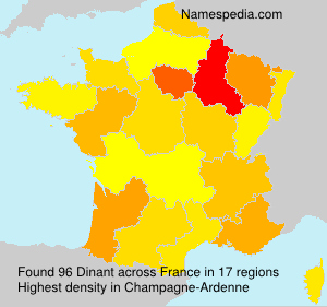 Surname Dinant in France