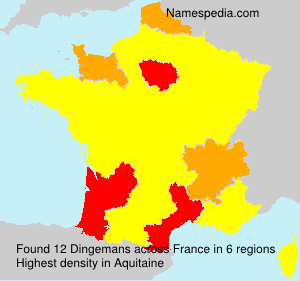 Surname Dingemans in France Surname Dingemans in France