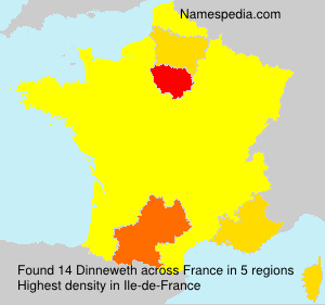 Surname Dinneweth in France Surname Dinneweth in France