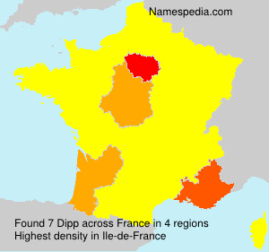 Surname Dipp in France Surname Dipp in France