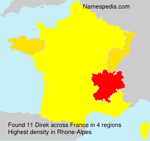 Surname Direk in France Surname Direk in France