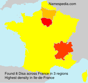 Surname Disa in France Surname Disa in France