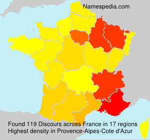 Surname Discours in France Surname Discours in France