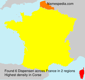 Surname Dispenseri in France Surname Dispenseri in France