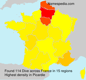 Surname Dive in France Surname Dive in France