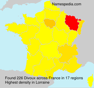 Surname Divoux in France Surname Divoux in France