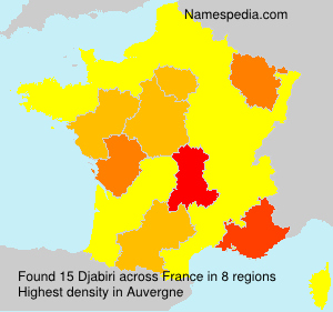 Surname Djabiri in France
