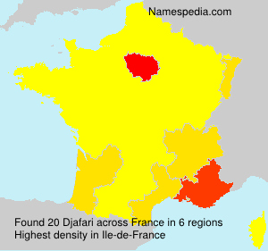 Surname Djafari in France