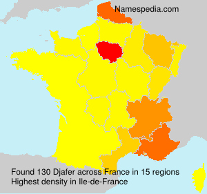 Surname Djafer in France