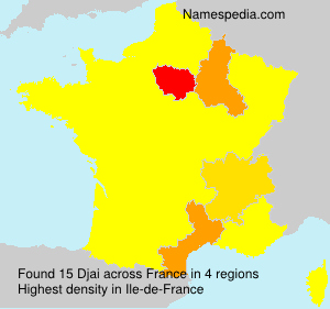 Surname Djai in France Surname Djai in France