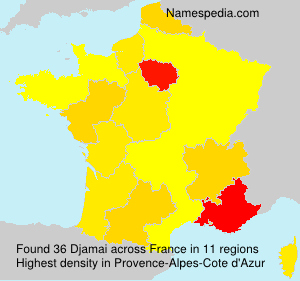 Surname Djamai in France Surname Djamai in France