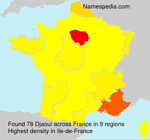 Surname Djaoui in France Surname Djaoui in France