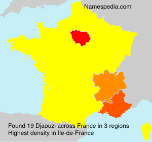 Surname Djaouzi in France Surname Djaouzi in France