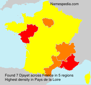 Surname Djayet in France Surname Djayet in France