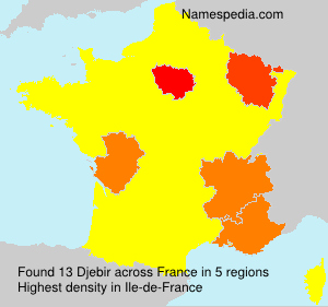 Surname Djebir in France Surname Djebir in France