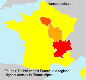 Surname Djebiri in France Surname Djebiri in France