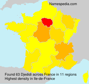 Surname Djedidi in France Surname Djedidi in France