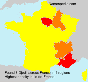 Surname Djedji in France Surname Djedji in France