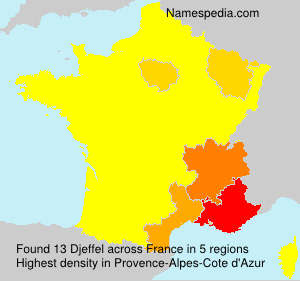 Surname Djeffel in France Surname Djeffel in France