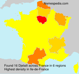 Surname Djelaili in France Surname Djelaili in France