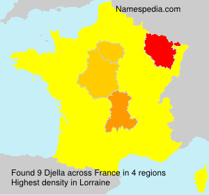 Surname Djella in France Surname Djella in France