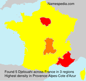 Surname Djelouahi in France Surname Djelouahi in France