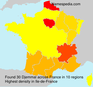 Surname Djemmal in France Surname Djemmal in France