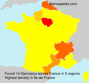 Surname Djennaoui in France Surname Djennaoui in France