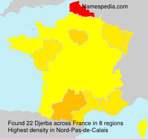 Surname Djerba in France Surname Djerba in France