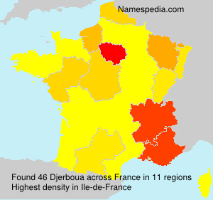 Surname Djerboua in France Surname Djerboua in France