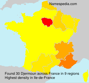 Surname Djermoun in France Surname Djermoun in France