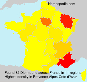 Surname Djermoune in France Surname Djermoune in France