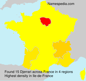 Surname Djerrari in France Surname Djerrari in France