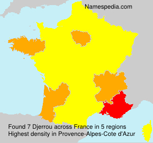 Surname Djerrou in France Surname Djerrou in France