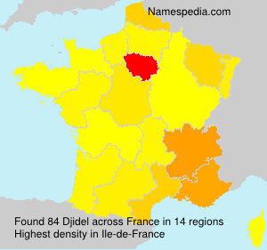 Surname Djidel in France Surname Djidel in France