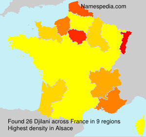 Surname Djilani in France Surname Djilani in France