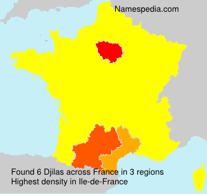 Surname Djilas in France Surname Djilas in France