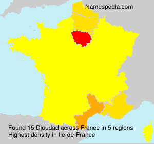 Surname Djoudad in France Surname Djoudad in France