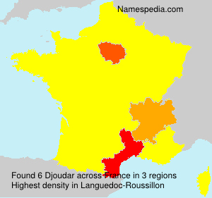 Surname Djoudar in France Surname Djoudar in France