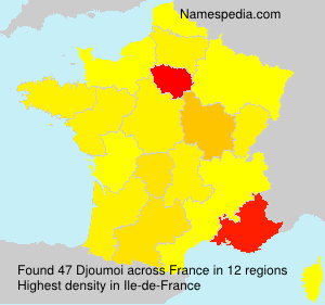 Surname Djoumoi in France Surname Djoumoi in France