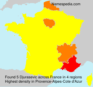 Surname Djurasevic in France Surname Djurasevic in France