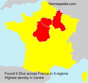 Surname Dlus in France
