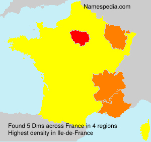 Surname Dms in France