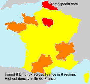 Surname Dmytruk in France