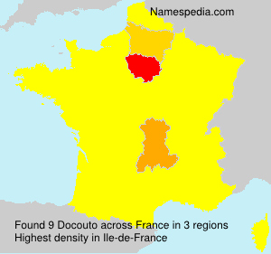 Surname Docouto in France Surname Docouto in France