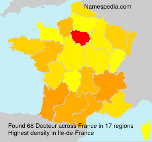 Surname Docteur in France Surname Docteur in France